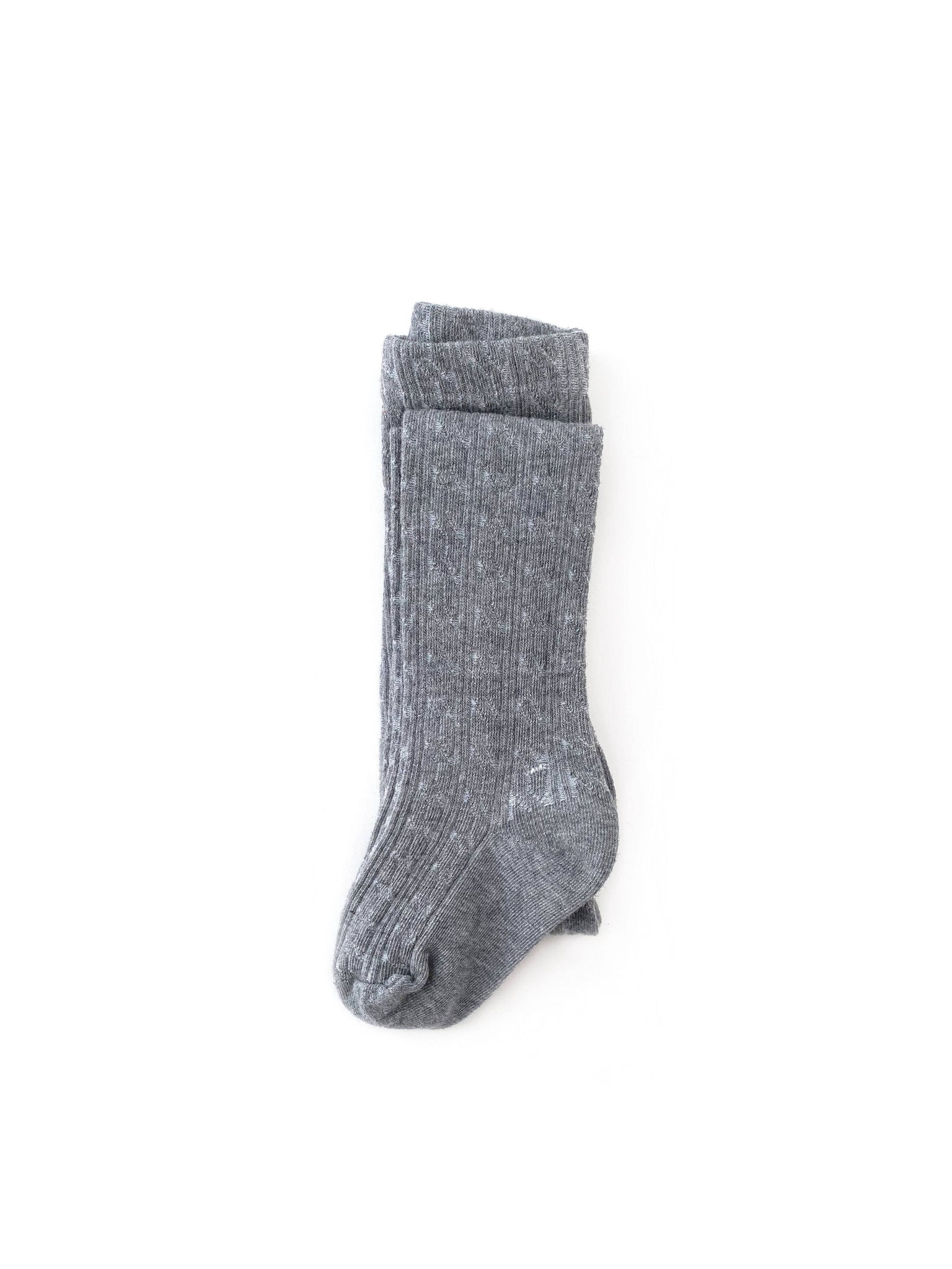Buy Grey Cable Knit Tights - L | Tights | Tu